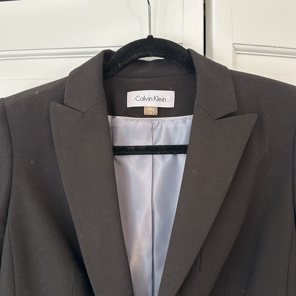 Basic Black Calvin Klein Blazer - image 2